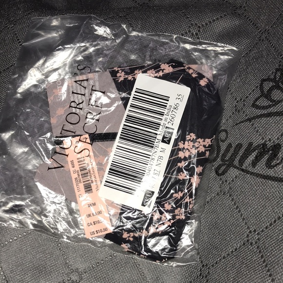 Victoria’s Secret black wispy vines medium New - Picture 4 of 4